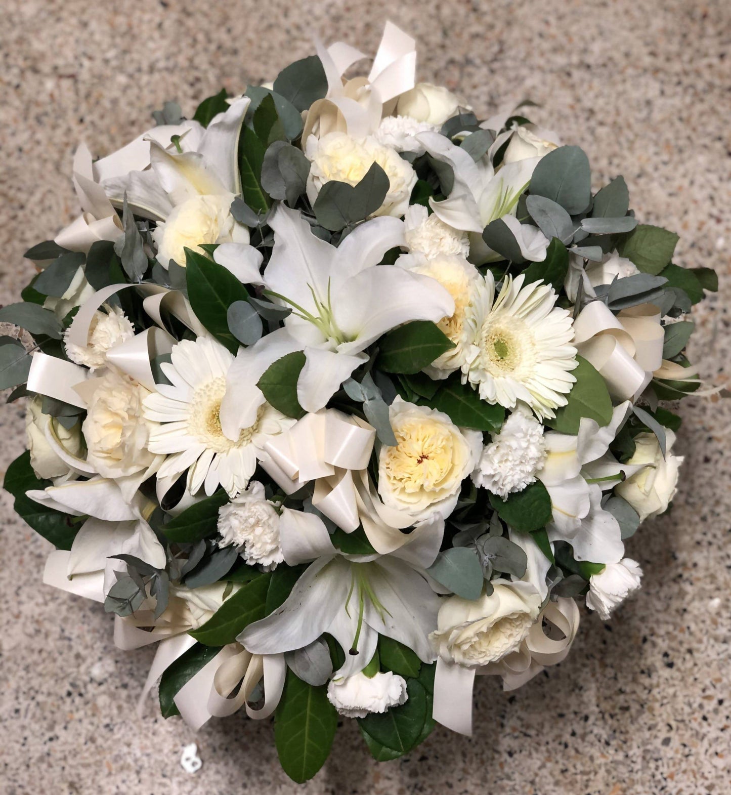 Same Day Flower Delivery - Florist Choice Funeral Wreath - Naz Flowers and Gifts