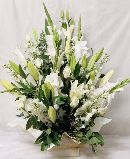 Same Day Flower Delivery - Purely White - Naz Flowers and Gifts