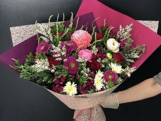Same Day Flower Delivery - Assorted Blooms in Pinks & Whites - Naz Flowers and Gifts