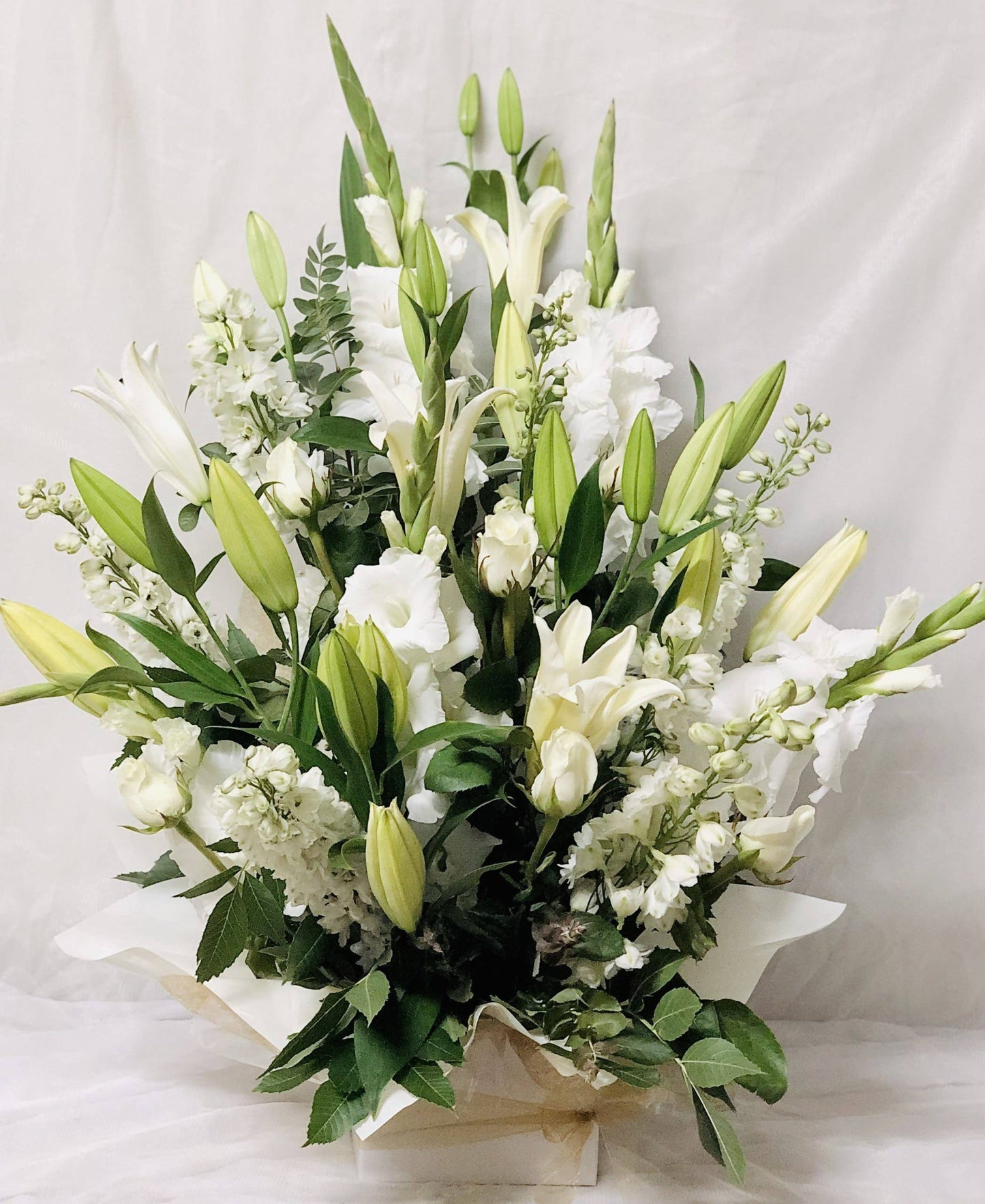 Same Day Flower Delivery - Purely White - Naz Flowers and Gifts