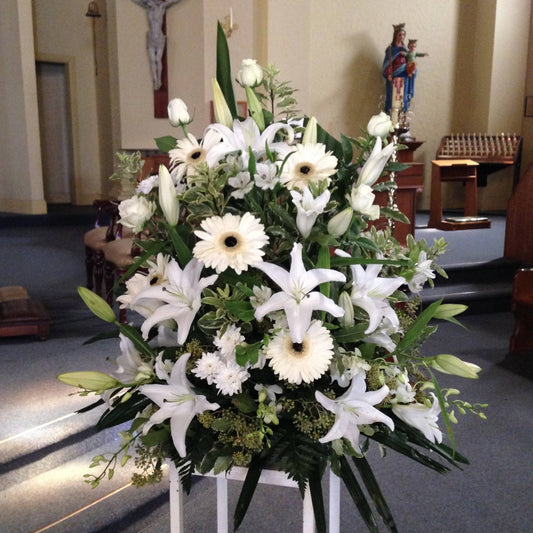 Same Day Flower Delivery - Funeral Service Arrangement - Naz Flowers and Gifts
