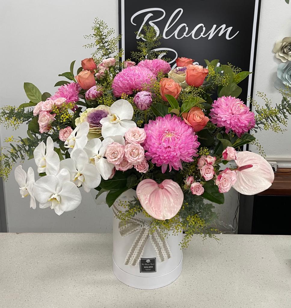 Orchid Obsession in Dior Box - Luxury Flower Arrangement