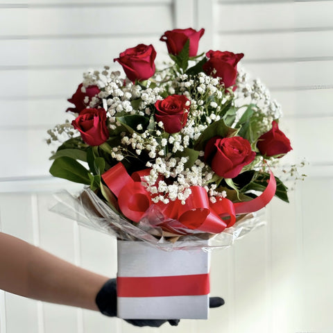 Premium Red Rose Arrangement