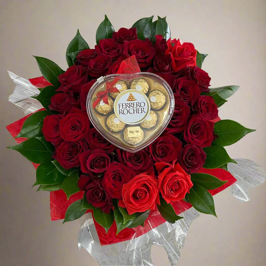  The Red Roses Dior Arrangement - Flower Delivery Melbourne