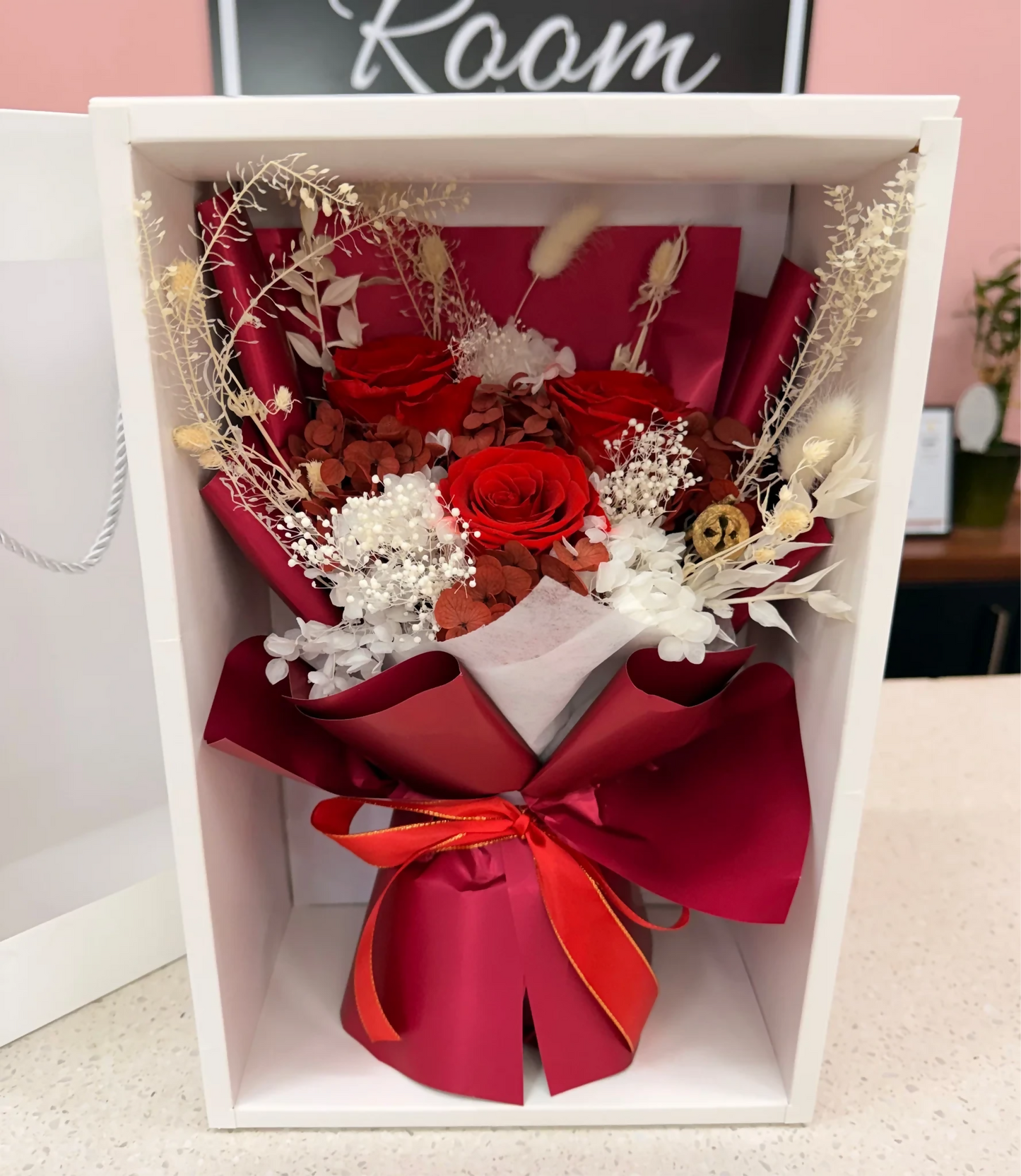  Preserved Bouquet Gift Box - Flower Delivery Melbourne