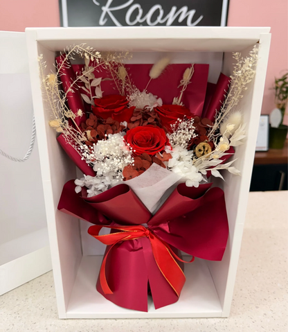  Preserved Bouquet Gift Box - Flower Delivery Melbourne